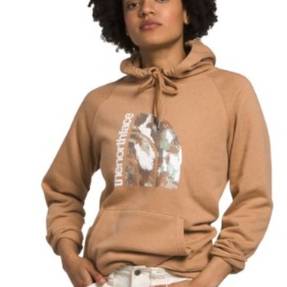The North Face Tan Hoodie with Graphic Logo - Picture 2 of 6